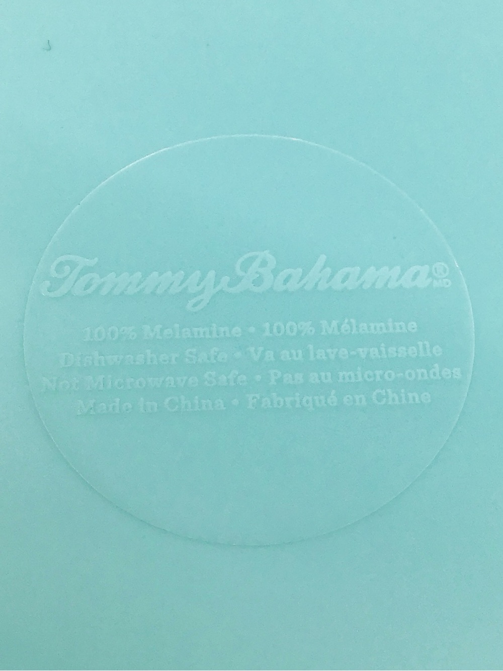 NWT Tommy Bahama Melamine plate set - Picture 7 of 9